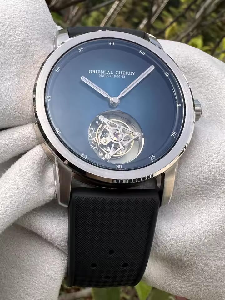 Oriental Cherry Tourbillon Watch Mark Chen 03