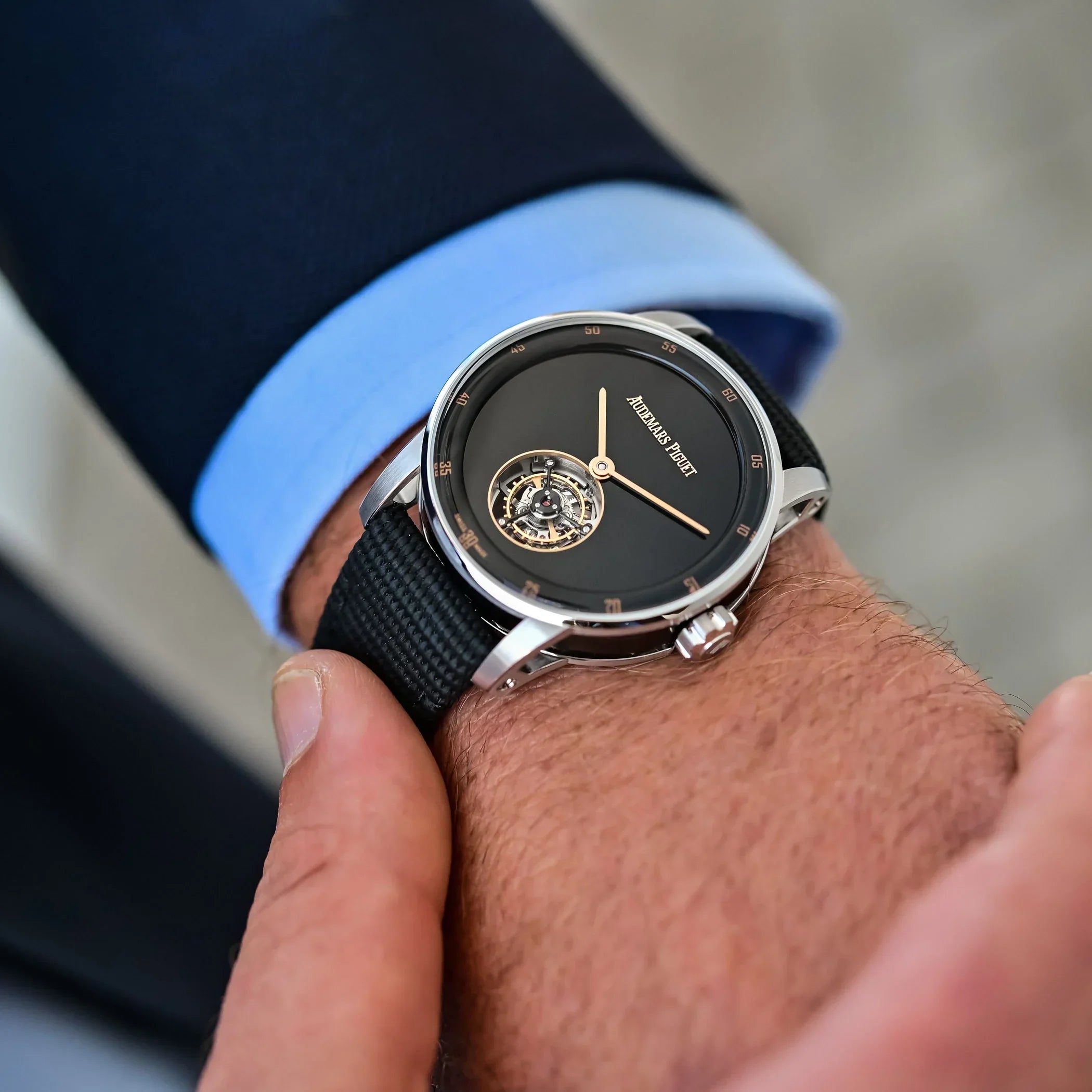 AUDEMARS PIGUET CODE 11.59 WHITE GOLD SELFWINDING FLYING TOURBILLON
