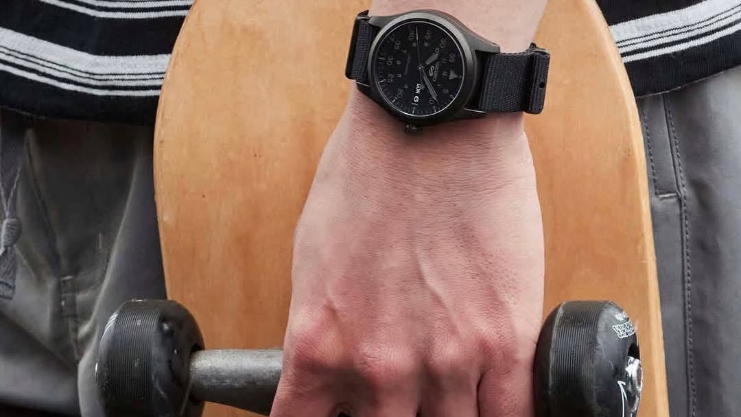 SEIKO 5 Sports Automatic Black Dial Men's Watch