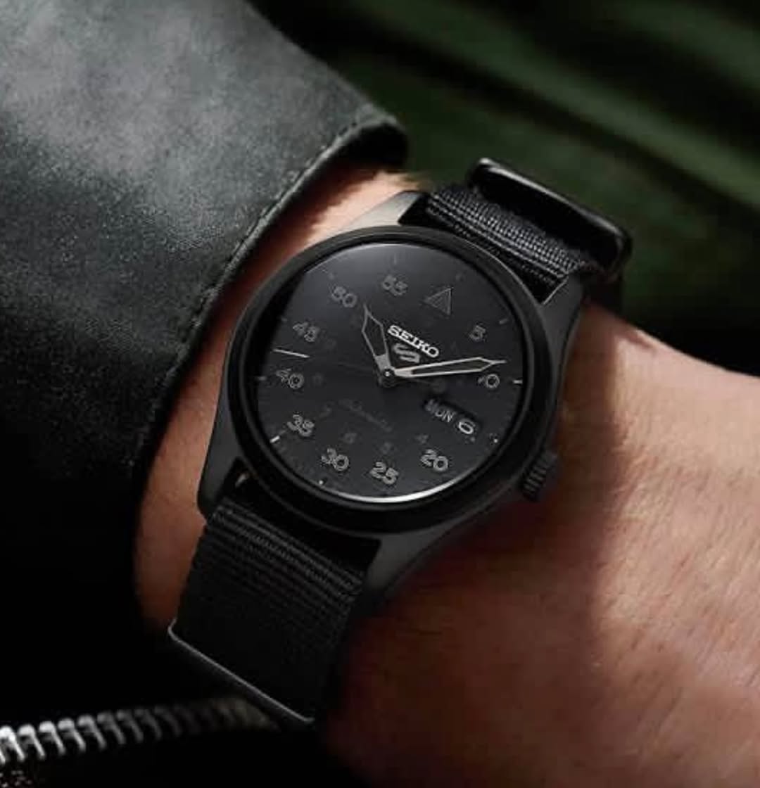 SEIKO 5 Sports Automatic Black Dial Men's Watch