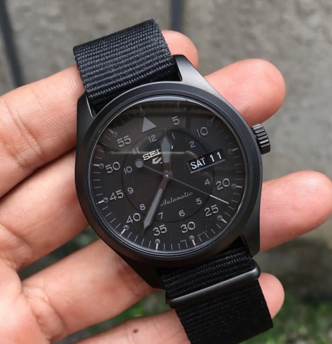SEIKO 5 Sports Automatic Black Dial Men's Watch