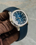 PATEK PHILIPPE AQUANAUT RUBBER STRAP BLUE